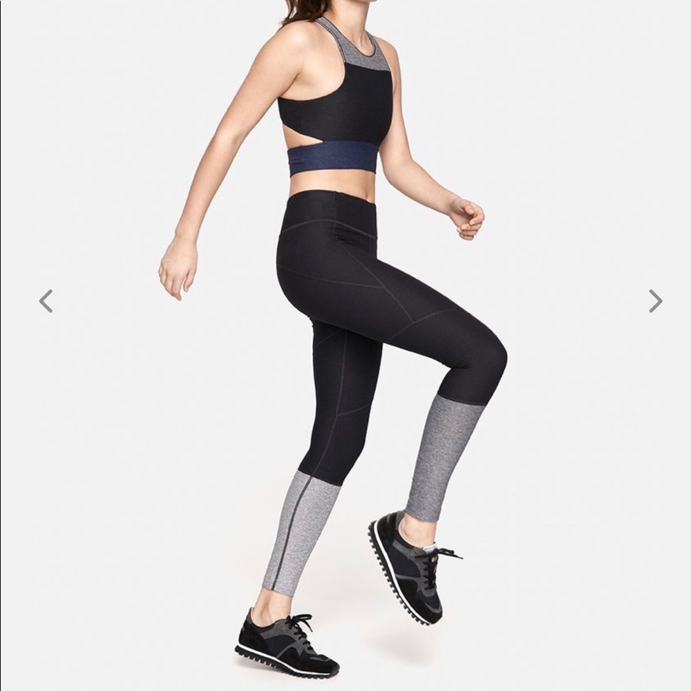 Outdoor voices workout pants. Navy & Grey